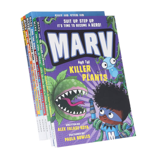 Marv Collection by Alex Falase-Koya Illustrated 6 Books Set - Ages 5+ - Paperback 5-7 Oxford University Press
