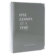 One Lesson At A Time 2026-2027 Teacher Planner - Olive Edition - Spiral Bound Hardback Non-Fiction PlannersForTeachers