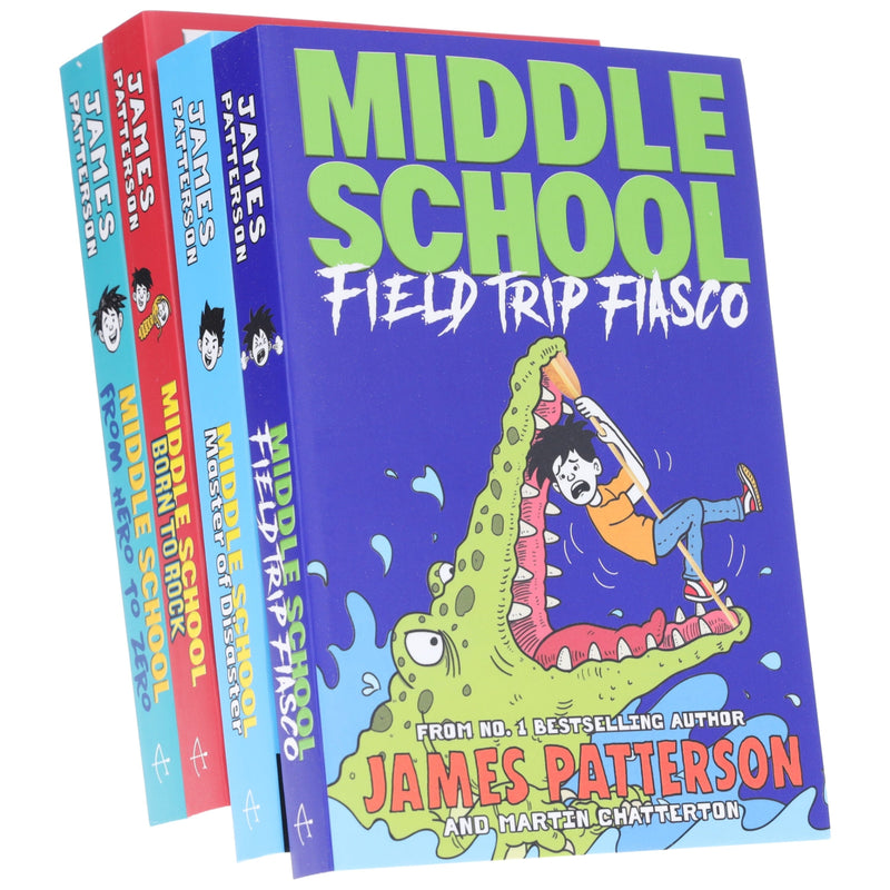 James Patterson Middle School 4 Books Collection Set - Ages 9 -14 - Paperback 9-14 Arrow Books