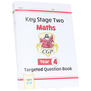 CGP KS2 (Year 4) Targeted Question and Practice Bundle 4 Books Collection Set - Ages 8-9 - Paperback 7-9 Coordination Group Publications Ltd (CGP)