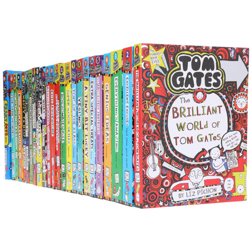 Tom Gates by Liz Pichon: Books 1-24 Collection Set - Age 7-14 - Paperback/Hardback 7-9 Scholastic