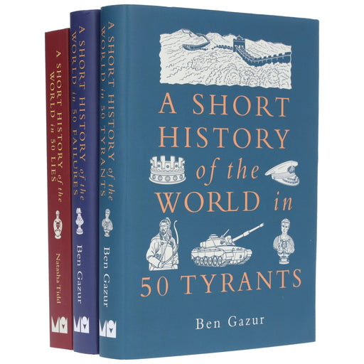 A Short History of the World Series by Ben Gazur & Natasha Tidd 3 Books Collection Set - Non Fiction - Paperback/Hardback Non-Fiction Michael O'Mara Books Ltd