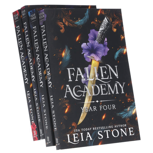 Fallen Academy Series by Leia Stone 4 Books Collection Set - Fiction - Paperback Fiction Sourcebooks