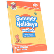 CGP Summer Holidays Activity Workbook (For kids between Year 4 & Year 5) 2 Books Set - Paperback 7-9 Coordination Group Publications Ltd (CGP)