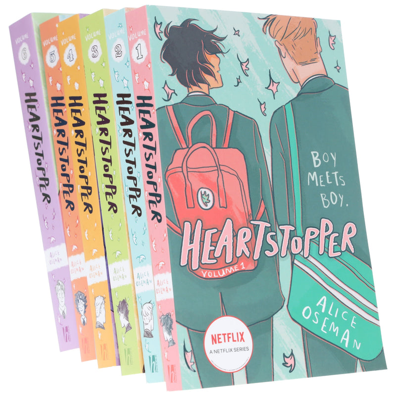 Heartstopper (Vol 1-6) by Alice Oseman 6 Books Collection Set - Ages 13+ - Paperback B2D DEALS Hodder Children’s Books
