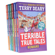 Terrible True Tales By Terry Deary: 6 Books (4 Books in 1) Collection Set - Ages 7-9 - Paperback 7-9 Bloomsbury Publishing