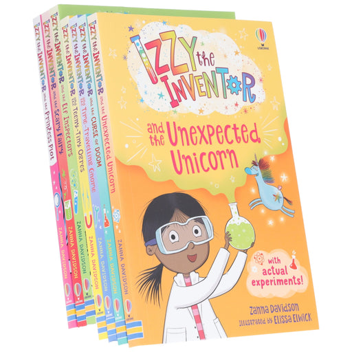 Izzy the Inventor Series By Zanna Davidson 7 Books Collection Set - Ages 5-8 - Paperback 5-7 Usborne Publishing Ltd