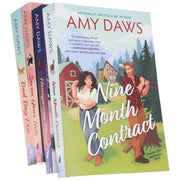Mountain Men Matchmaker Series by Amy Daws 4 Book Sprayed Edges Collection Set - Fiction - Paperback Fiction Mira Books