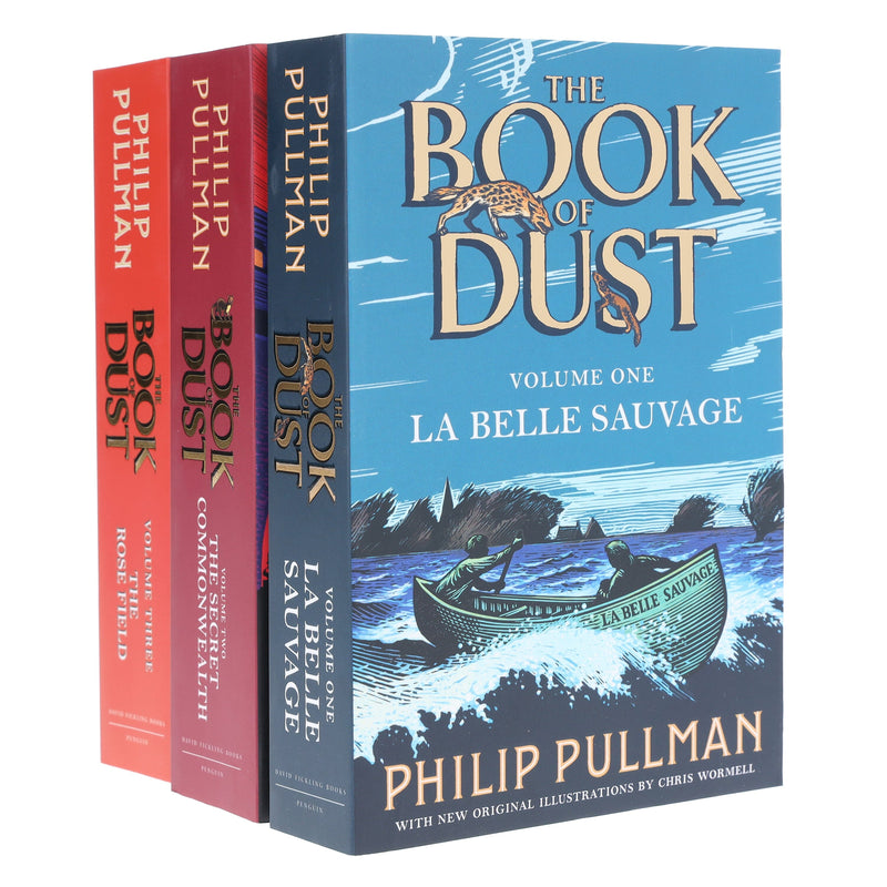 The Book of Dust (Vol 1-3) (His Dark Materials) by Philip Pullman Illustrated 3 Books Collection Set - Ages 12-17 - Paperback