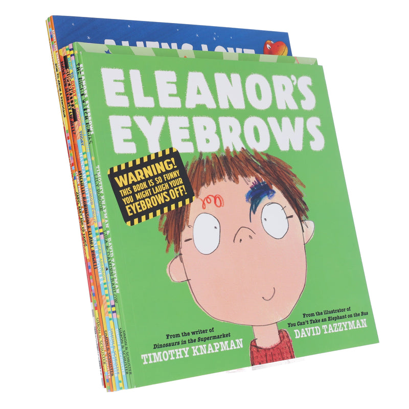 Humorous Children's Picture Books Collection Illustrated 10 Books Set - Ages 3+ - Paperback 3-5 Simon & Schuster