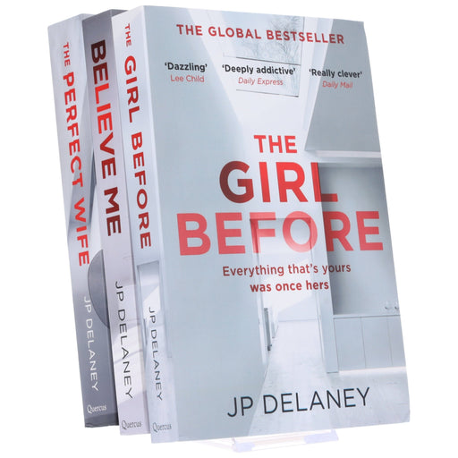 JP Delaney 3 Books Collection Set (The Girl Before, Believe Me & The Perfect Wife) - Fiction - Paperback Fiction Quercus Publishing