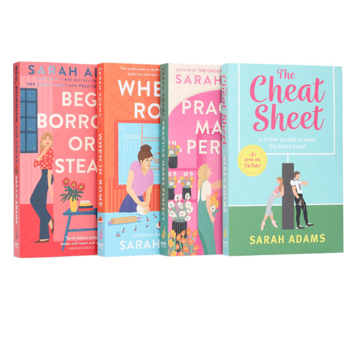 Sarah Adams Collection (The Cheat Sheet, When in Rome, Practice Makes Perfect & Beg, Borrow, or Steal) 4 Books Set - Fiction - Paperback Fiction Hachette