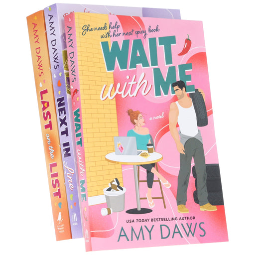 Wait With Me Series by Amy Daws 3 Book Sprayed Edges Collection Set - Fiction - Paperback Fiction Mira Books