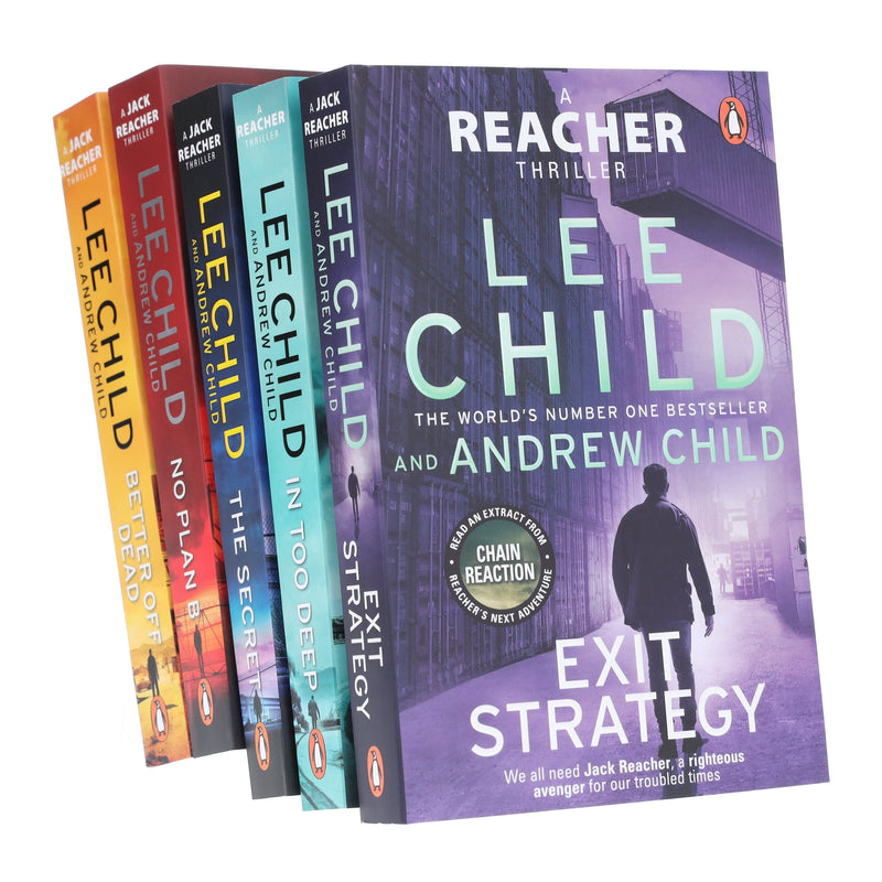 Jack Reacher Series (Books 26-30) by Lee & Andrew Child 5 Books Collection Set - Fiction - Paperback Fiction Penguin Random House