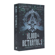 Blood & Betrayals by Jeanette Rose & Alexis Rune (Avalon University, Book One) - Fiction - Sprayed Edges - Paperback Fiction Simon And Schuster