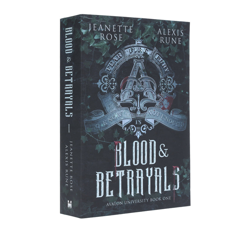 Blood & Betrayals by Jeanette Rose & Alexis Rune (Avalon University, Book One) - Fiction - Sprayed Edges - Paperback Fiction Simon And Schuster