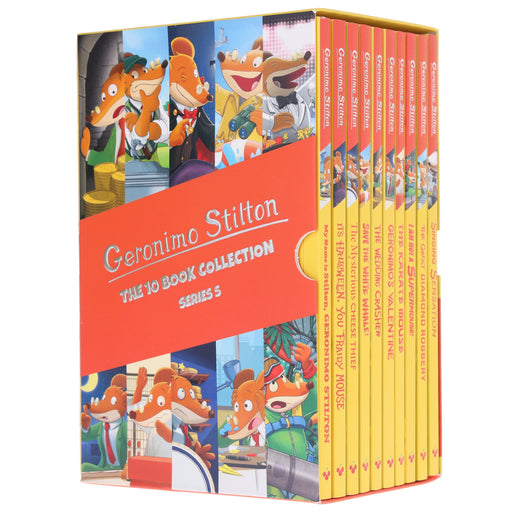 Geronimo Stilton The 10 Book Collection (Series 5) Box Set - Ages 5-7 - Paperback B2D DEALS Sweet Cherry Publishing