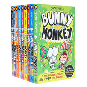 Bunny vs Monkey Series By Jamie Smart 9 Books Collection Set - Ages 7-9 - Paperback B2D DEALS David Fickling Books