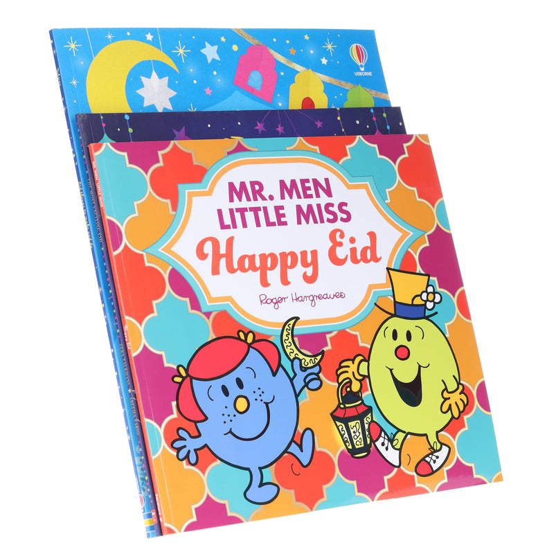 Eid Fun for Kids: Activity Stories & Stickers 3 Books Collection Set - Ages 3-7 - Paperback 0-5 Usborne Publishing Ltd