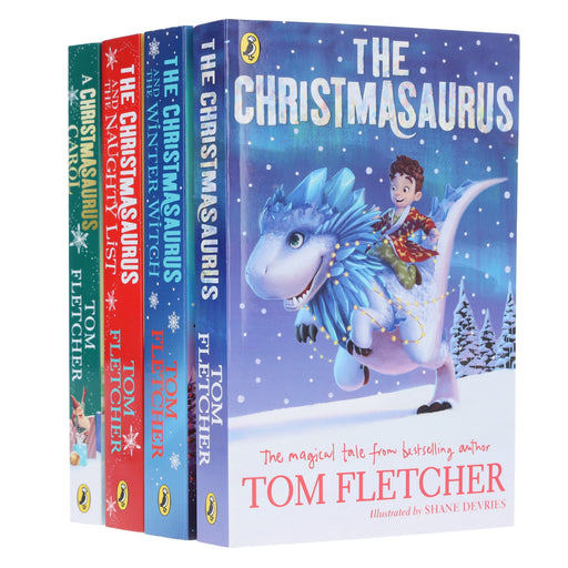 The Christmasaurus Collection by Tom Fletcher Illustrated 4 Books Set - Ages 6+ - Paperback 7-9 Penguin Random House