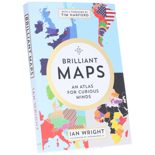 Brilliant Maps: An Atlas for Curious Minds by Ian Wright - Non Fiction - Paperback Non-Fiction Granta Books