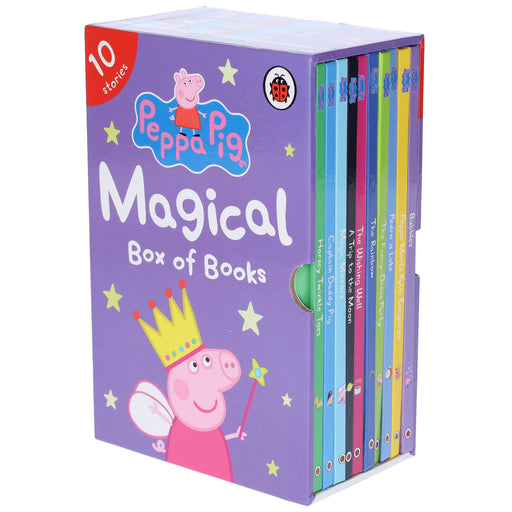 Peppa Pig Magical Box Of Books 10 Books Collection Box Set - Ages 2-6 - Paperback 5-7 Penguin