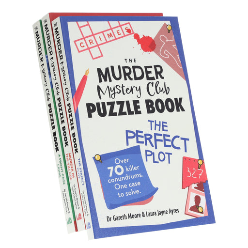 The Murder Mystery Club Puzzle Book Series by Gareth Moore & Laura Jayne Ayres 3 Books Collection Set - Non Fiction - Paperback Non-Fiction Michael O'Mara Books Ltd