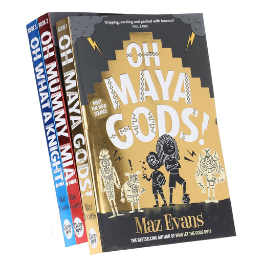 Gods Squad Series by Maz Evans 3 Books Collection Set - Ages 9-11 - Paperback 9-14 Chicken House Ltd