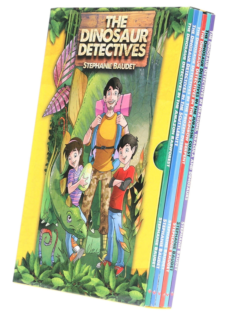 Dinosaur Detectives 6 Books Collection Set Stephanie Baudet Ages 7 11 Paperback