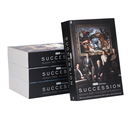 Succession: The Complete Scripts Season 1-4 By Jesse Armstrong 4 Books Collection Set - Fiction - Paperback Fiction Faber & Faber