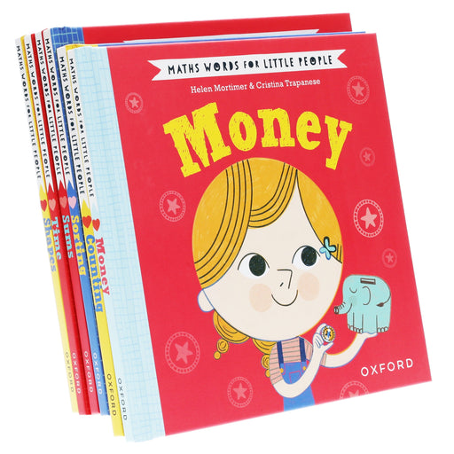 Maths Words for Little People Series By Helen Mortimer 6 Books Collection Set - Ages 3+ - Hardback 0-5 Oxford University Press