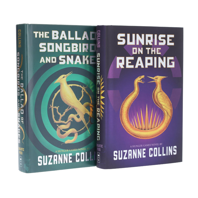 The Ballad of Songbirds and Snakes & Sunrise On The Reaping By Suzanne Collins 2 Books Collection Set (A Hunger Games Novels) - Ages 13+ - Hardback B2D DEALS Scholastic