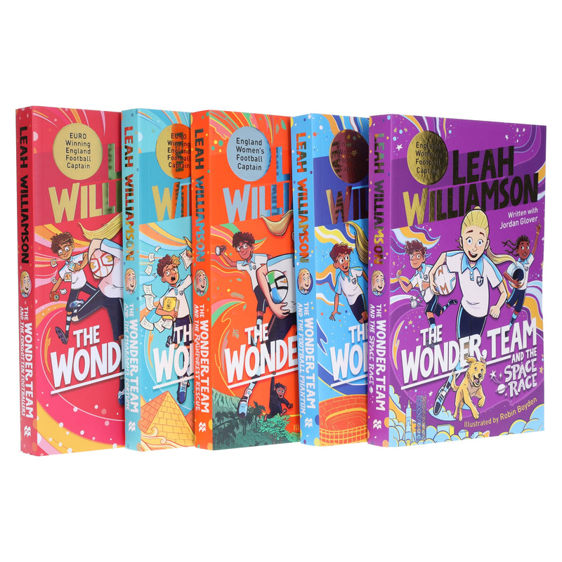 The Wonder Team Series By Leah Williamson Illustrated 5 Books Collection Set - Ages 9-11 - Paperback 9-14 Pan Macmillan