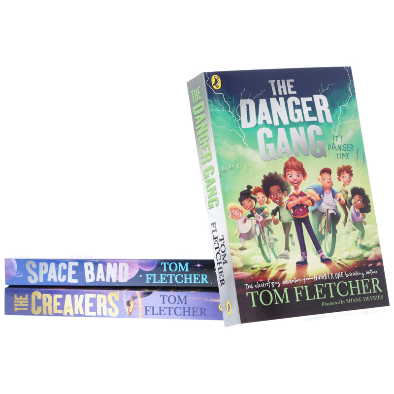 Tom Fletcher Collection (The Creakers, The Danger Gang & Space Band) 3 Books Set - Ages 7-12 - Paperback 7-9 Penguin Random House