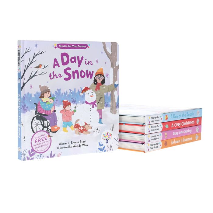 Stories for Your Senses Series by Emma Steel Illustrated 5 Books Collection Set - Ages 3-5 - Board Book 3-5 Every Cherry Publishing