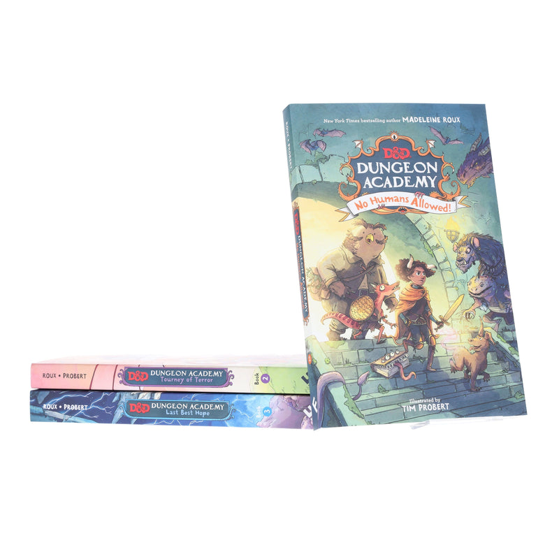 Dungeons & Dragons: Dungeon Academy Series by Madeleine Roux 3 Books Collection Set - Ages 7-11 - Paperback 7-9 HarperCollins Publishers