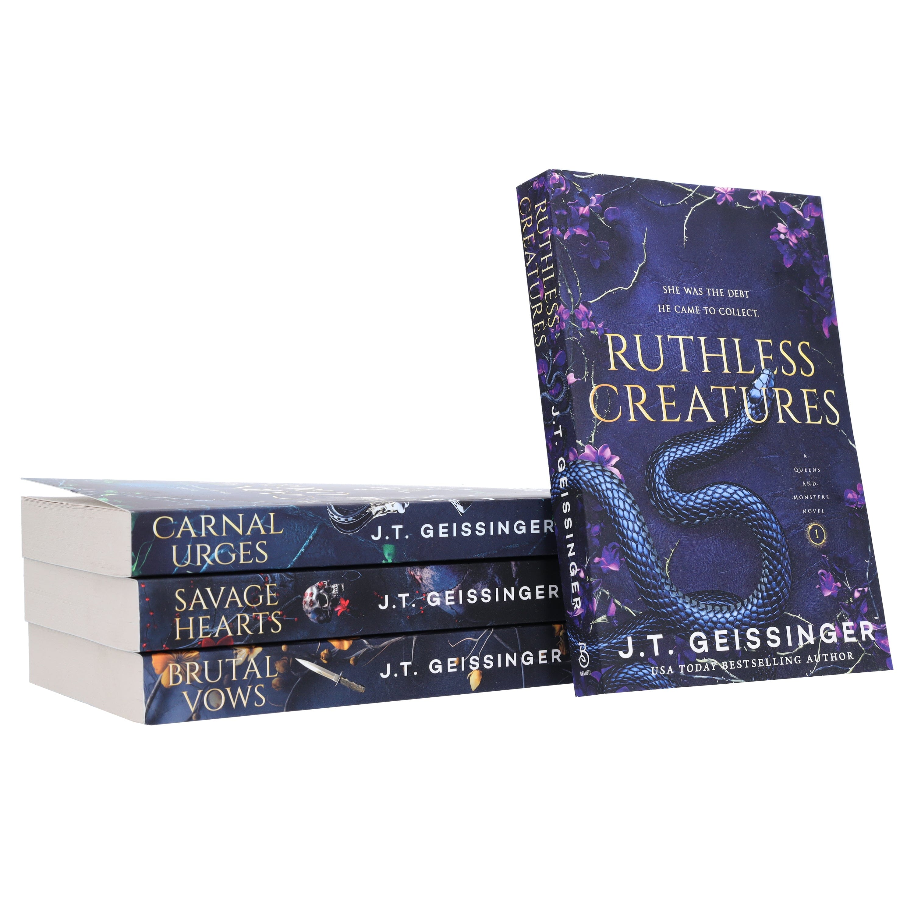 Queens and Monsters Series by J. T. Geissinger 4 Books Collection Set —  Books2Door
