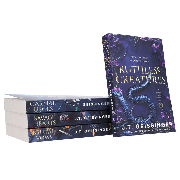 Queens and Monsters Series by J. T. Geissinger 4 Books Collection Set - Fiction - Paperback Fiction Pan Macmillan