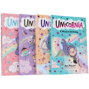 Unicornia Series: A Magical Unicorn School Fiction Story for Kids by Ana Punset Illustrated 4 Books Collection Set - Ages 5-10 - Paperback 5-7 Walker Books
