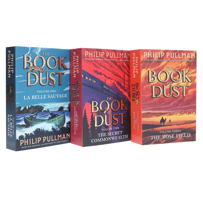 The Book of Dust (Vol 1-3) (His Dark Materials) by Philip Pullman Illustrated 3 Books Collection Set - Ages 12-17 - Paperback