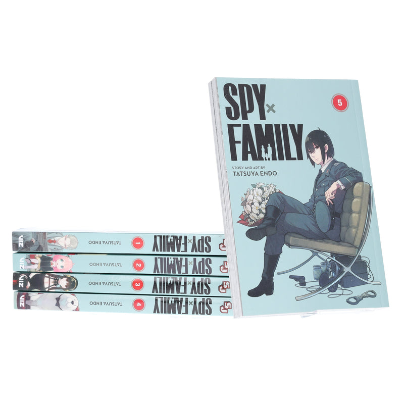Spy x Family (Vol 1-5) by Tatsuya Endo 5 Books Collection Set - Manga - Paperback Graphic Novels Viz Media, LLC