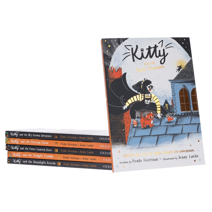 Kitty's Superhero Adventures by Paula Harrison 6 Books Collection - Ages 5+ - Paperback 5-7 Oxford University Press