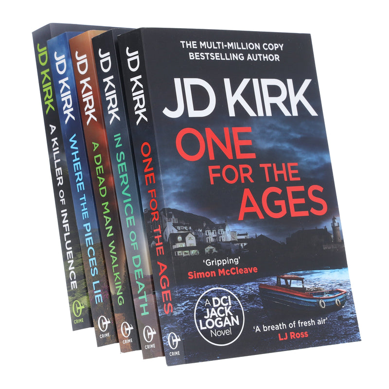 DCI Logan Crime Thrillers (Book 16-20) by JD Kirk 5 Books Collection Set - Fiction - Paperback Fiction Canelo