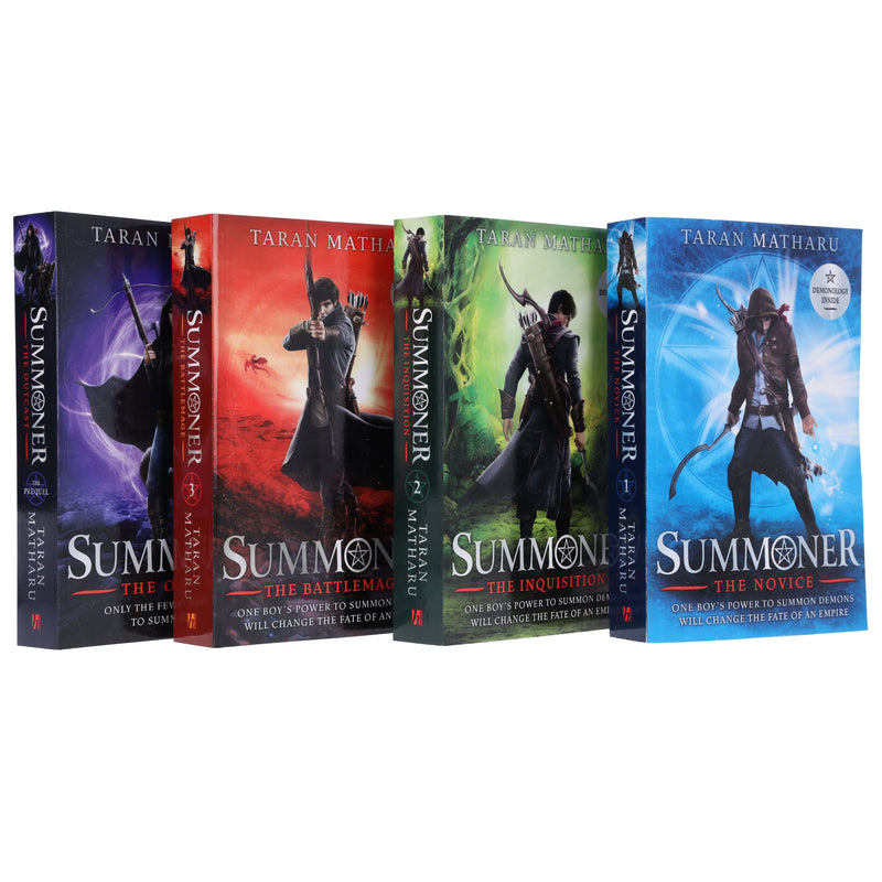 Summoner Series by Taran Matharu 4 Books Collection Set - Ages 12+ - Paperback Young Adult Hachette