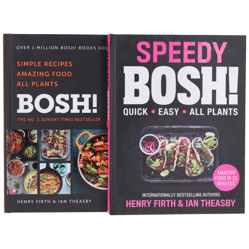 BOSH Simple recipes & Speedy BOSH! By Henry Firth & Ian Theasby 2 Books Collection Set - Hardback Non-Fiction HarperCollins Publishers