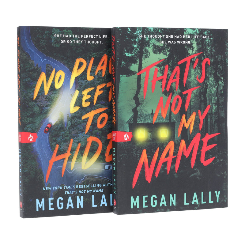 That's Not My Name & No Place Left to Hide By Megan Lally: 2 Books Collection Set - Ages 14+ - Paperback Fiction Sourcebooks