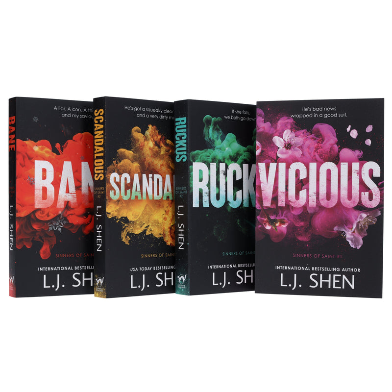 Sinners of Saint Series by L.J. Shen 4 Books Collection Set - Fiction - Paperback Fiction Hachette