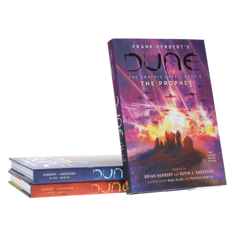 Dune: The Graphic Novel by Brian Herbert & Kevin J. Anderson The Complete 3 Books Boxed Set - Fiction - Hardback Graphic Novels Abrams