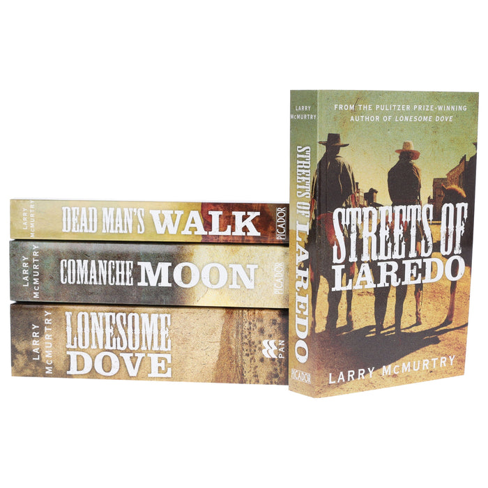 Lonesome Dove Series By Larry McMurtry 4 Books Collection - Fiction - Paperback Fiction Pan Macmillan