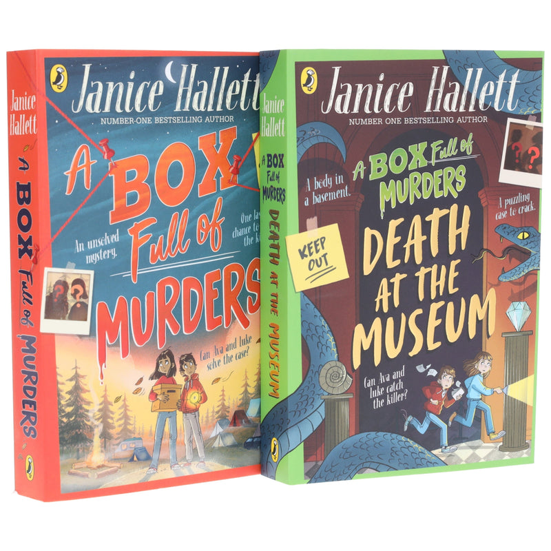 A Box Full of Murders Series by Janice Hallett Illustrated 2 Books Collection Set - Ages 9+ - Paperback 9-14 Penguin Random House